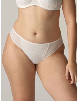 braga bikini corte clásico color blanco roto