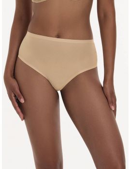 frente tanga talle alto color arena