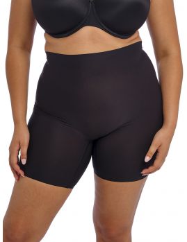 frente short antiroce talla grande, color negro