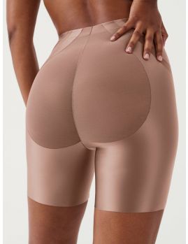 espalda faja push up color tostado