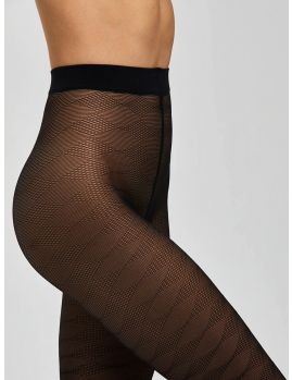 Panty Pompea Crystal 30D Negro