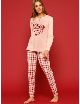 pijama mujer invierno rosa