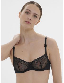 sujetador balconet negro gema