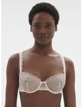 Sujetador Balconet Simone Pérèle Singuliere con aros 1A2330 Rosa
