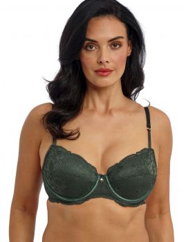 Sujetador Balconet con relleno Wacoal Natsuki Lace Verde Juniper