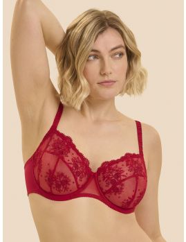 Sujetador capacidad con aros Simone Perele Intrigue 1E2320 Opera Red