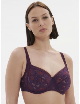Sujetador Simone Perele Festive con aros 1E1313 Violet Euphoria