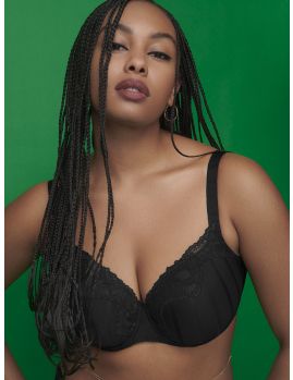 Sujetador Primadonna Twist MALDIVES Corazon con foam 0242340 Negro