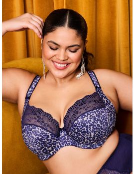 Sujetador sin relleno con aros Elomi Lucie Plunge Midnight