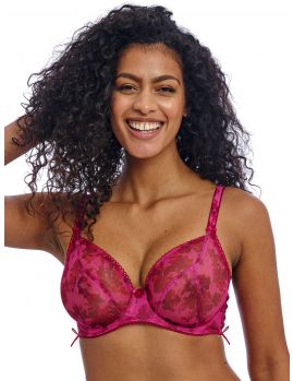 Sujetador sin relleno Freya Rose Blossom Plunge con aros AA402402