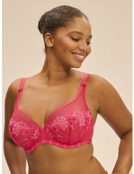 Sujetador escotado Sin Relleno Simone Pérèle Wish 12B319 Rose Fabuleux