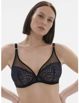 Sujetador Simone Perele Scenario escotado con aros 1E3319 Negro