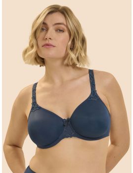 Sujetador reductor con aros Simone Perele Andora 131382 Petrol Blue