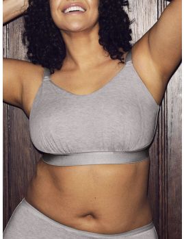 Sujetador sin aros Elomi Downtime bralette EL301417 Gris