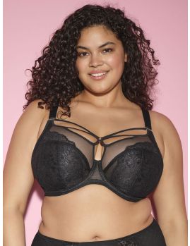 Sujetador negro talla grande 