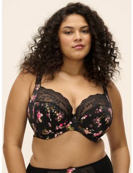 Sujetador sin relleno con aros Elomi Lucie Plunge EL4490 Fleur