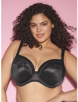Sujetador con aros sin relleno Elomi Nerina Plunge EL302734 Negro