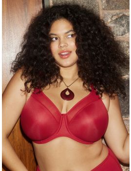 Sujetador sin relleno Elomi Smooth moldeado con aros EL4301 Rojo
