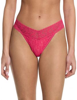 frente tanga de encaje Sweet Tart Pink