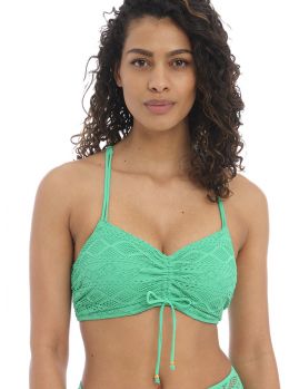 bikini crochet, verde jade