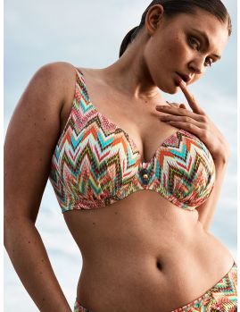 Parte de arriba bikini Escotado Primadonna Swim Tubou