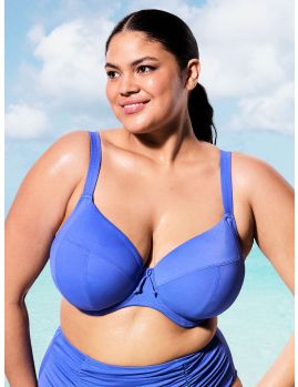 Parte de arriba Bikini Elomi Swim Plain Sailing Plunge con aros Azure