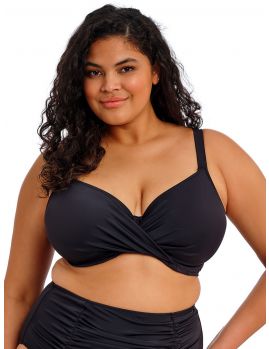 Parte de arriba Bikini moldeado Elomi Swim Plain Sailing Plunge Black