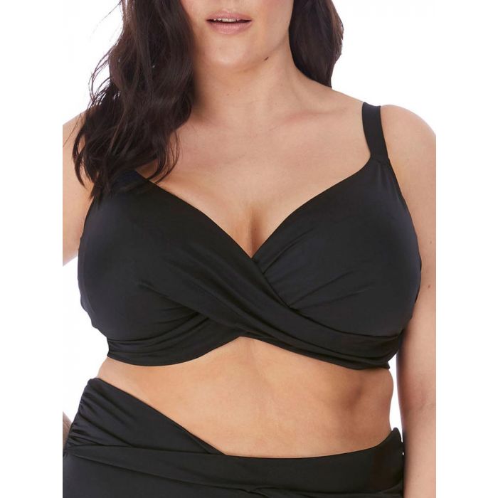 top bikini negro con aro Magnetic | Elomi 2020 | Inimar, lencería y corsetería online