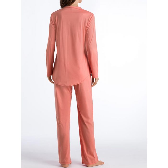 Erudito vestir El actual pijama algodon mujer rosa | Hanro Cotton Deluxe SS21 | Inimar, lencería y  corsetería online femenina