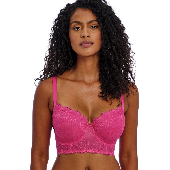 Bralette encaje rosa online