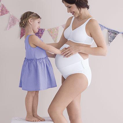 Fajas de Maternidad para Vestidos Ropa Interior de Embarazo Suave y sin  Costuras