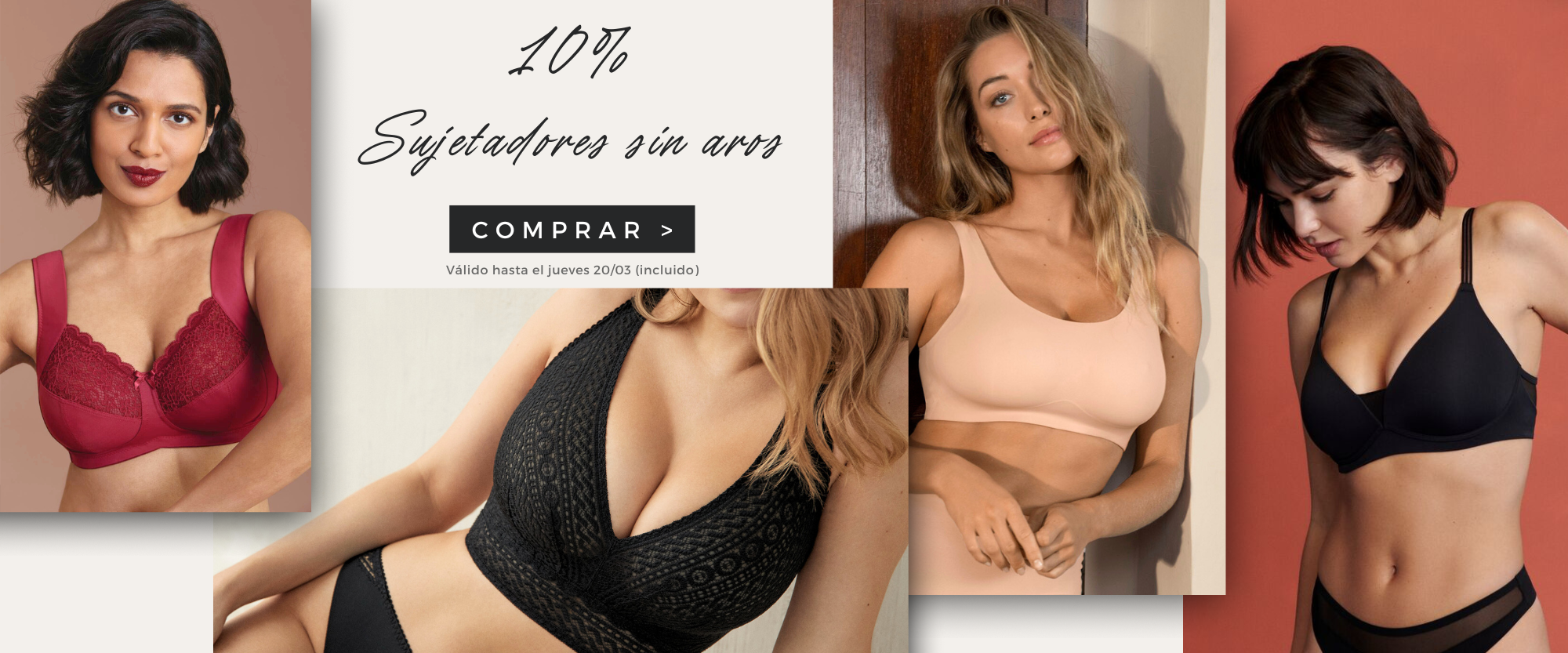 sujetadores sin aros