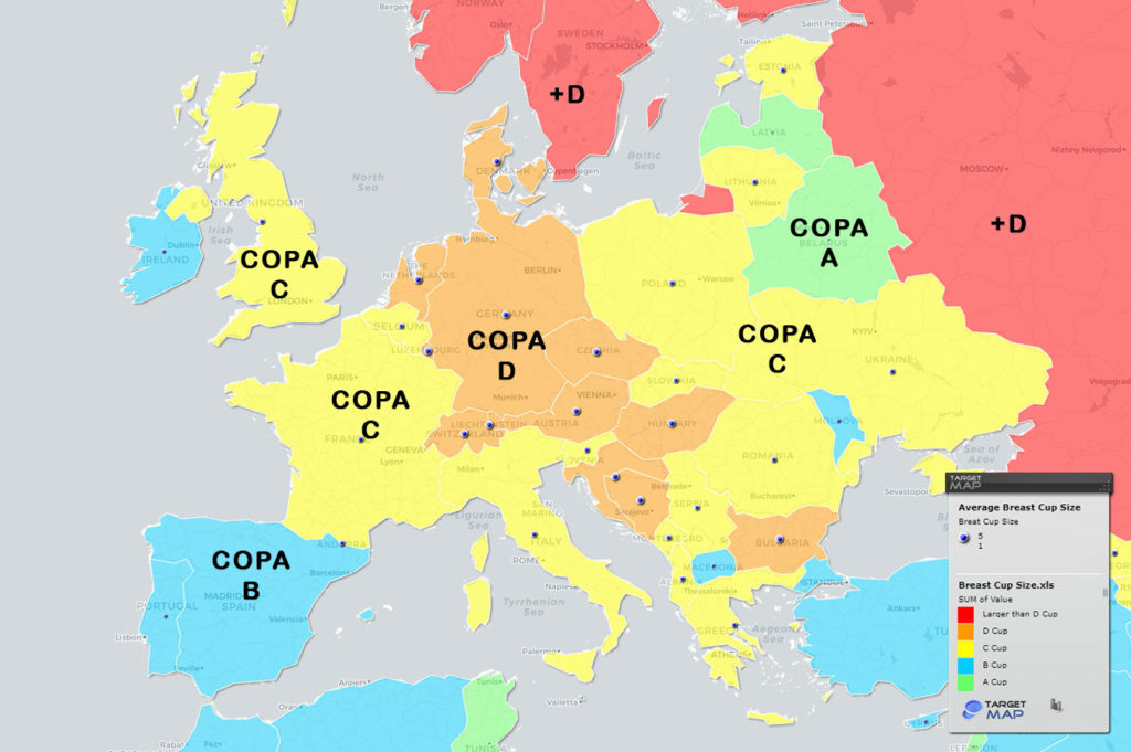 amortiguar código postal Asociar Cuál es la talla de sujetador más común en España? Descubre la media  española – RANIERI/RIPOLI